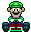 Luigi auf Kart