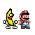 Mario mit Banane